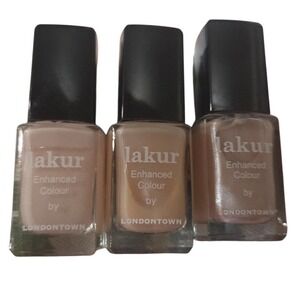 NEW Londontown Lakur Neutral Set Trio Light Minimalist Ecocore Luxe Manicure